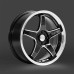 LENSO D1-RS 17x7.0 5x100 OR 5x114.3 ET40 BLACK POLISHED
